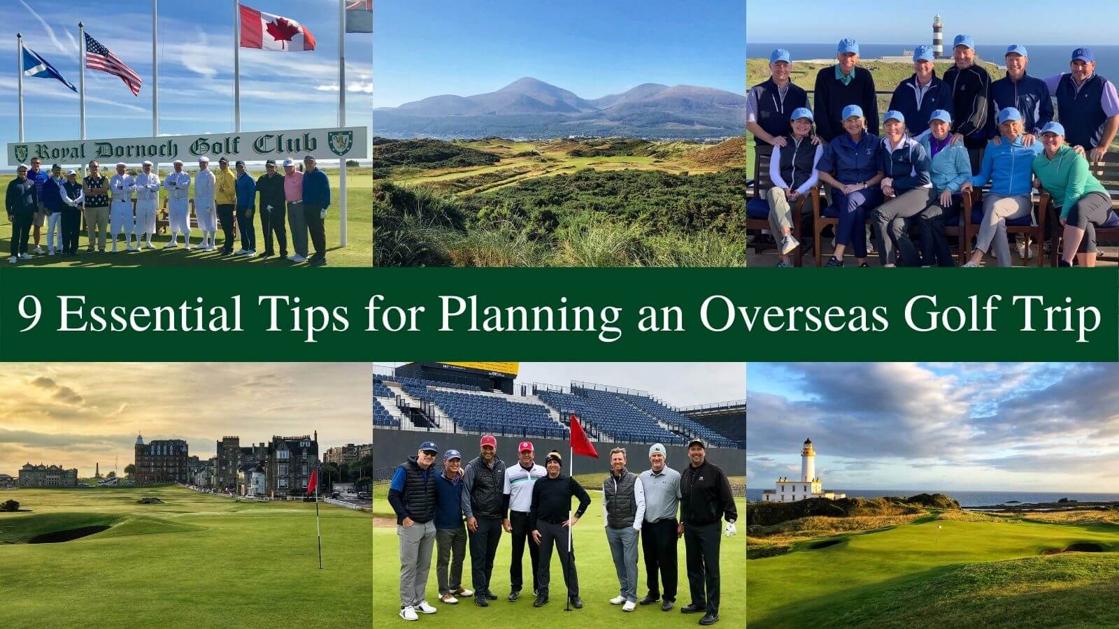 Golf Trip Planning Tips