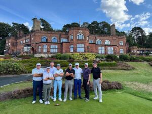 Golfers at St. George's Hill Golf Club