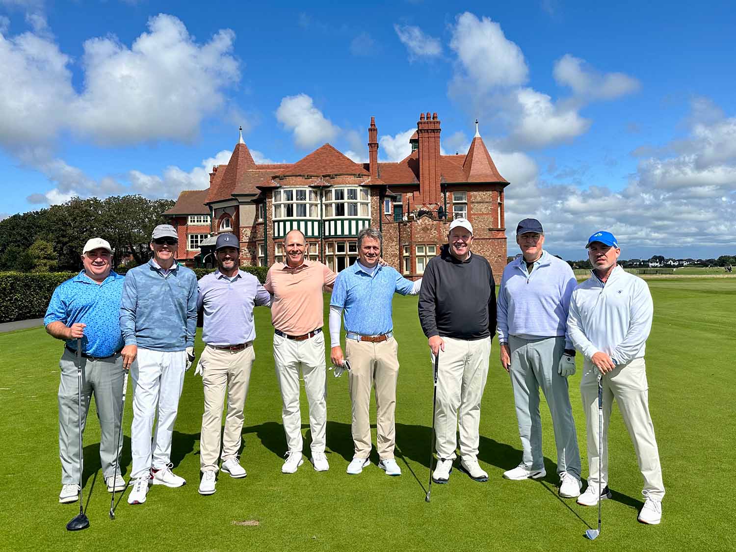 Golfers at Royal Lytham on a Golf Trip to England