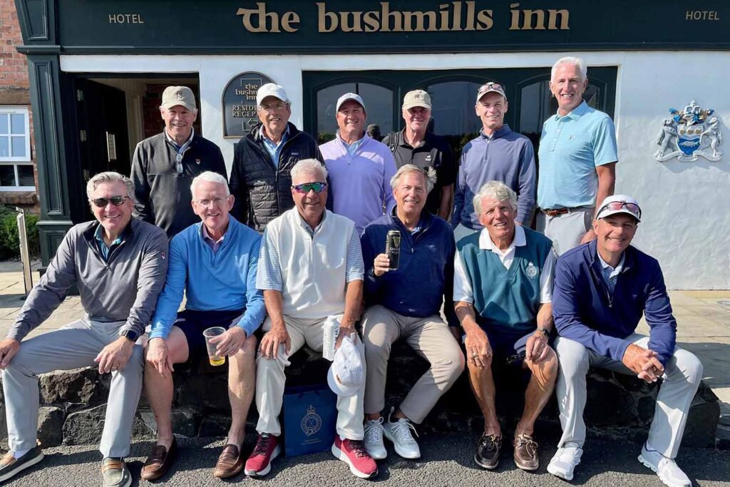 Golfers enjoying The Bushmills Inn on their Ireland golf trip