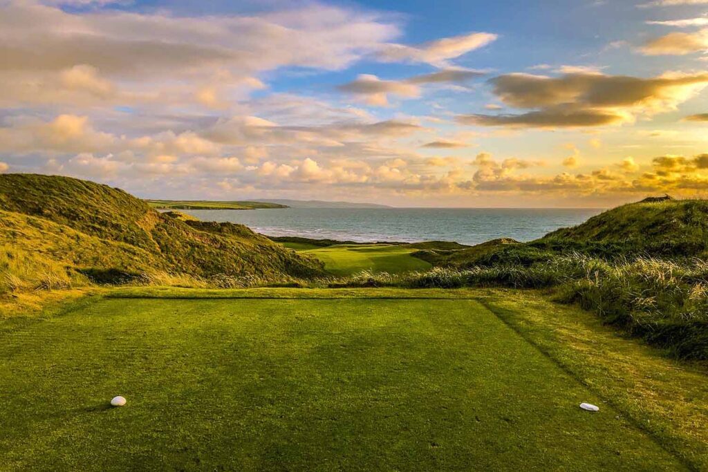 Ballybunion 17th hole taken during Ireland golf trip