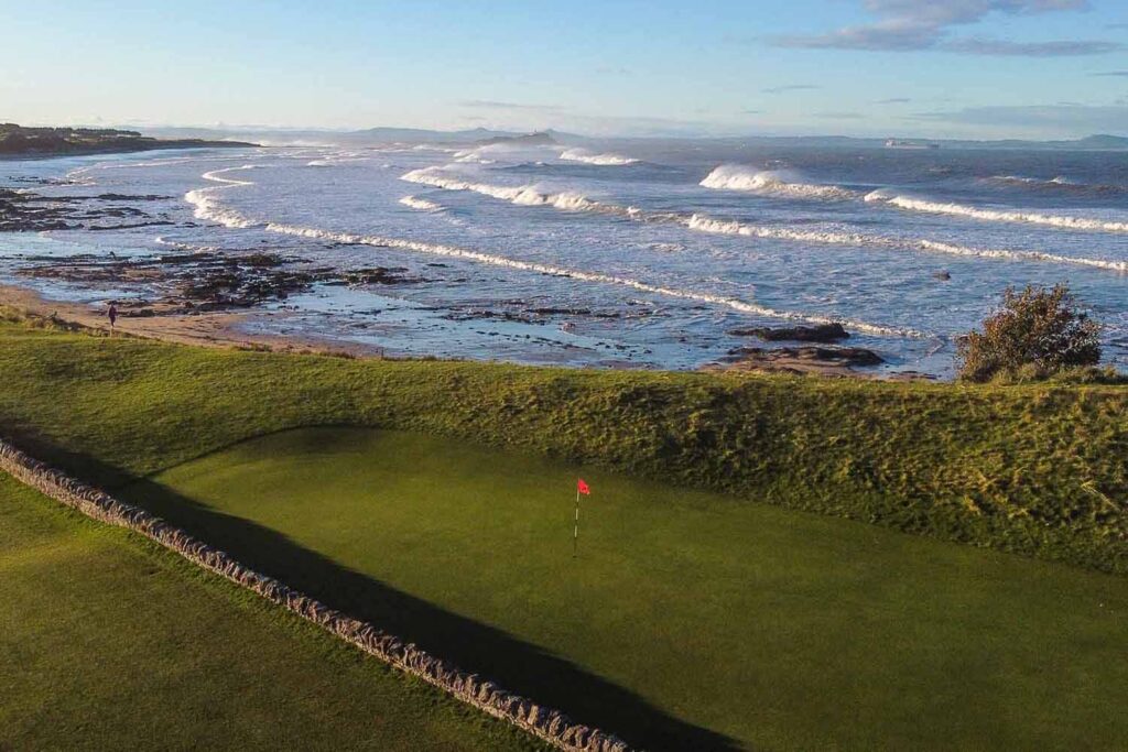 North Berwick Golf Club taken on H&B Expedition to Scotland