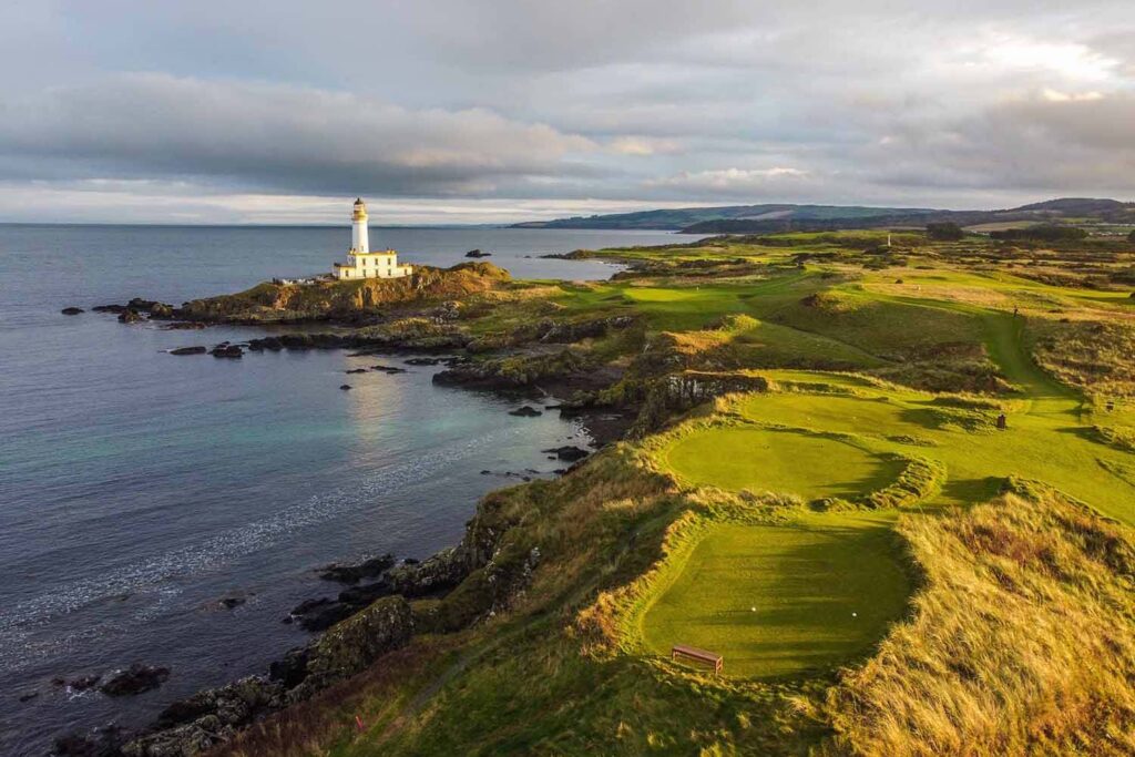 9th hole at Turnberry taken on golf trip to Scotland