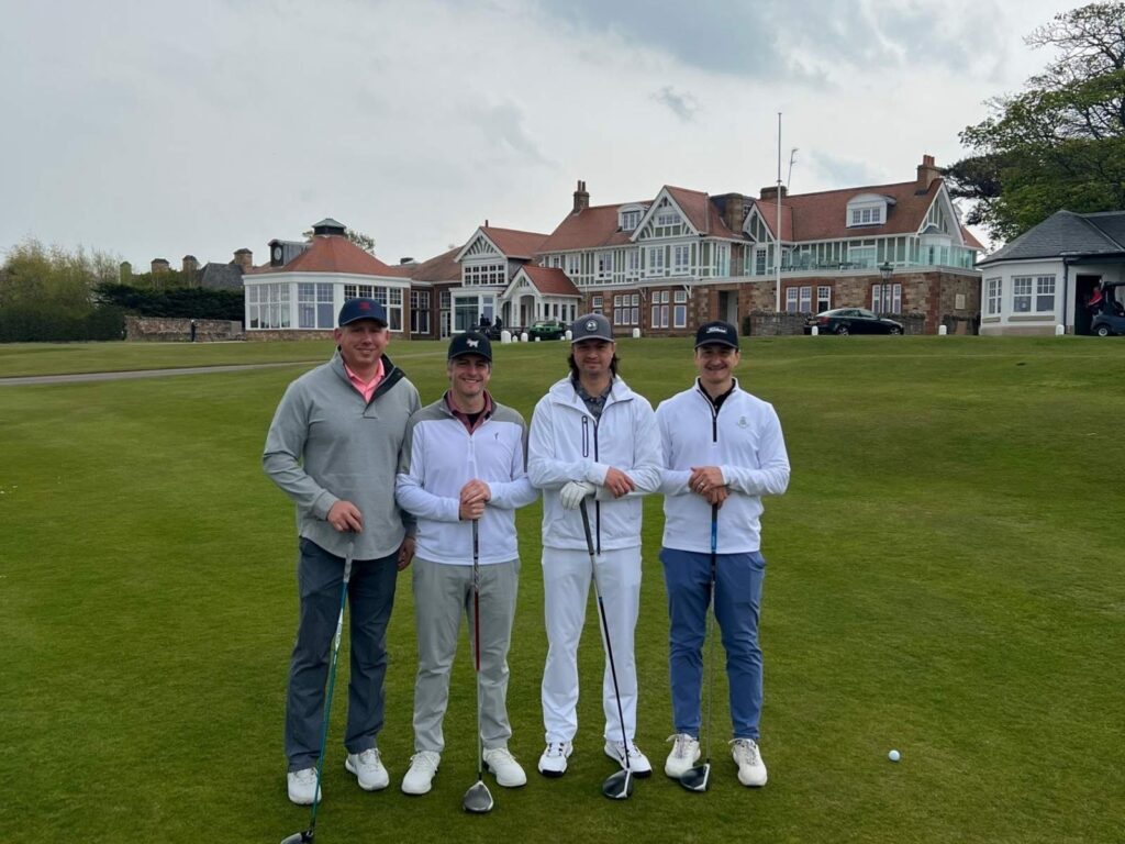 Group Captain Thomas Siller and Friends from Meadowbrook Country Club at The Dominion Club at Muirfield.