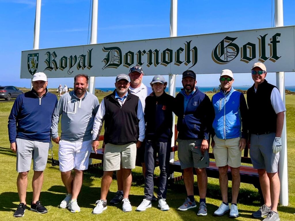 Group Captain Jeff Sawarynski and Friends from Lakewood Country Club at Royal Dornoch.