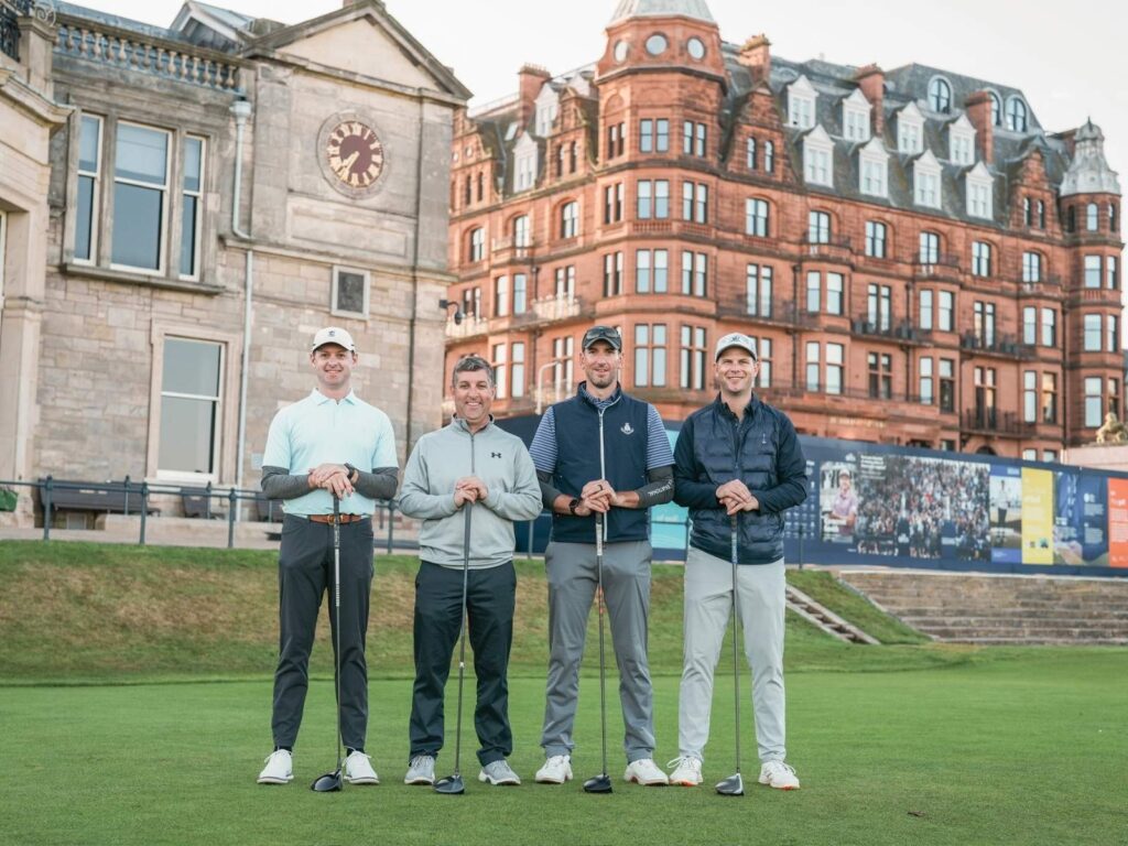 The Expedition led by Chris Powell from The International at The Old Course at St. Andrews.
