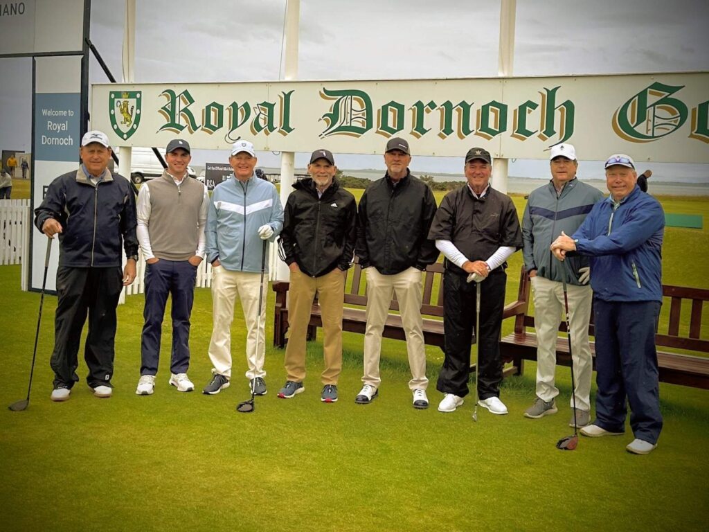 The Expedition led by Tom Perrin from Glen Arven Country Club and Golden Eagle Country Club at Royal Dornoch.