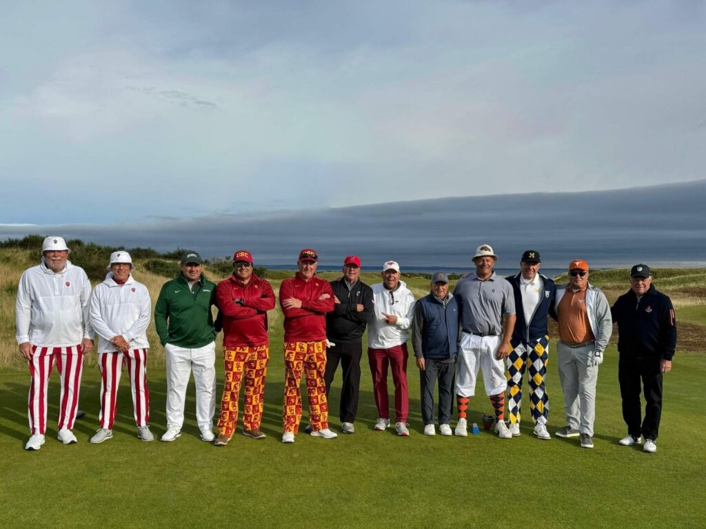 Dr. Ed Holland and Friends from Triple Crown Country Club spend their annual “Game Day” at Kingsbarns Golf Links.