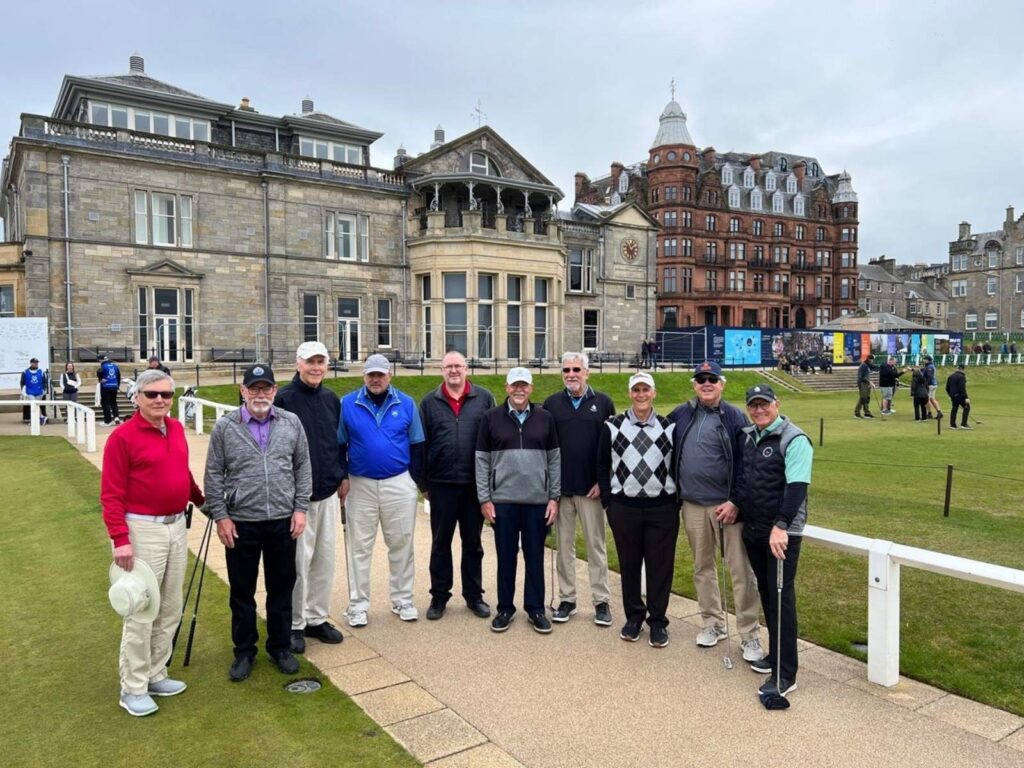 Group Captain Rich Pascoe and Friends at The Home of Golf.