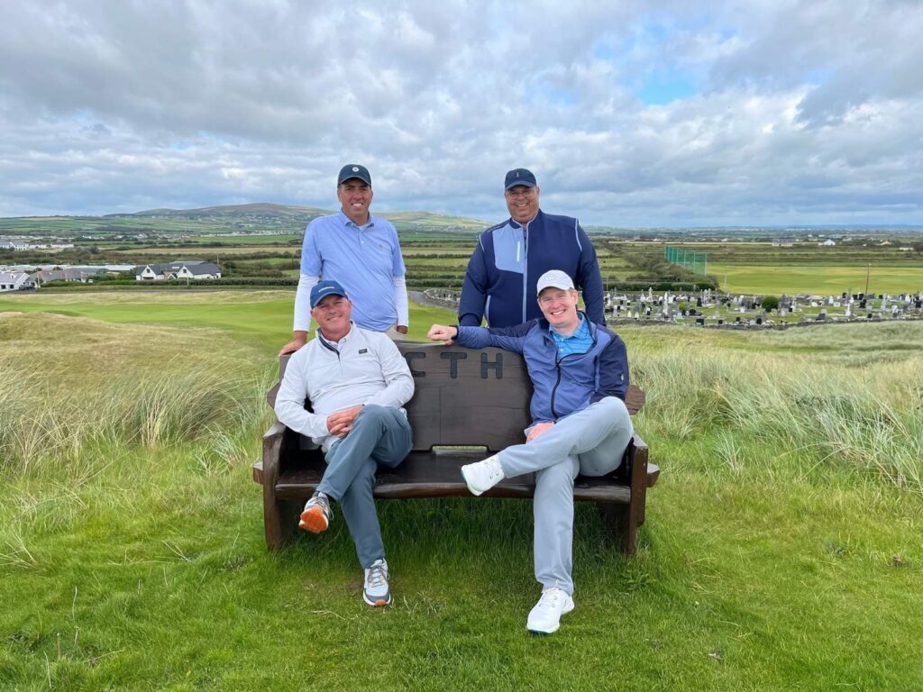 Group Captain Terry O’Toole and Friends from Coldstream Country Club – “Close to Heaven” at Ballybunion.