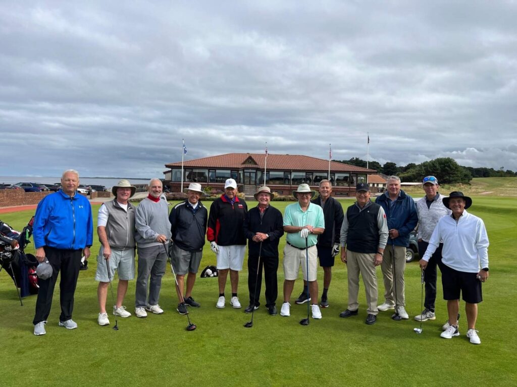 Group Captain Jim Moyer and Friends from Legendary Run at Nairn Golf Club.