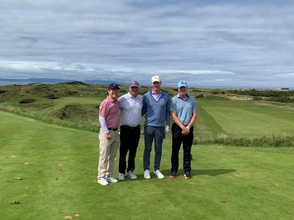 The Expedition led by Paul Levitan from Richmond Country Club at the Postage Stamp.