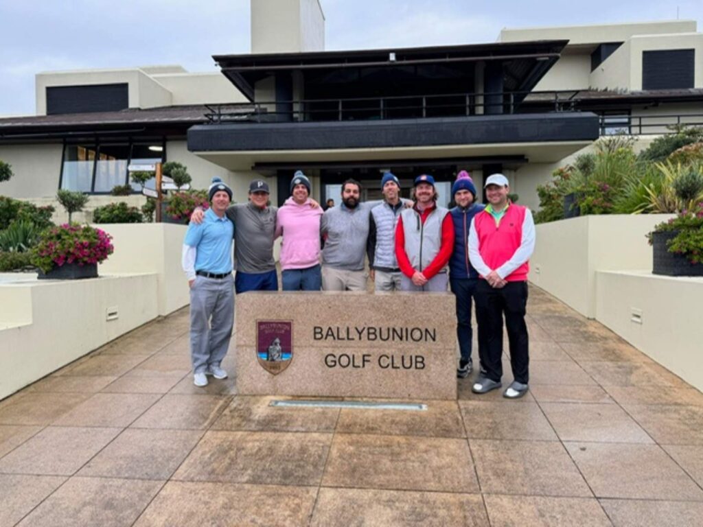 Group Captain Michael Wolfson and Friends from Brae Burn Country Club at Ballybunion.