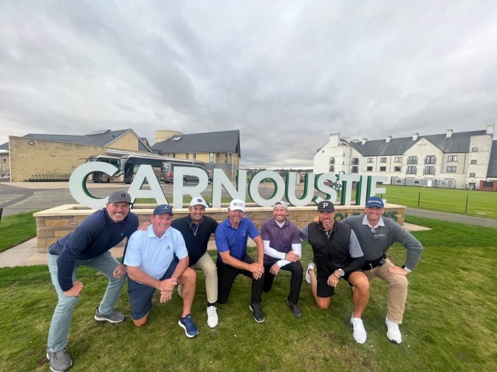 The Expedition led by Ryan Kartchner, PGA at Carnoustie Golf Links.