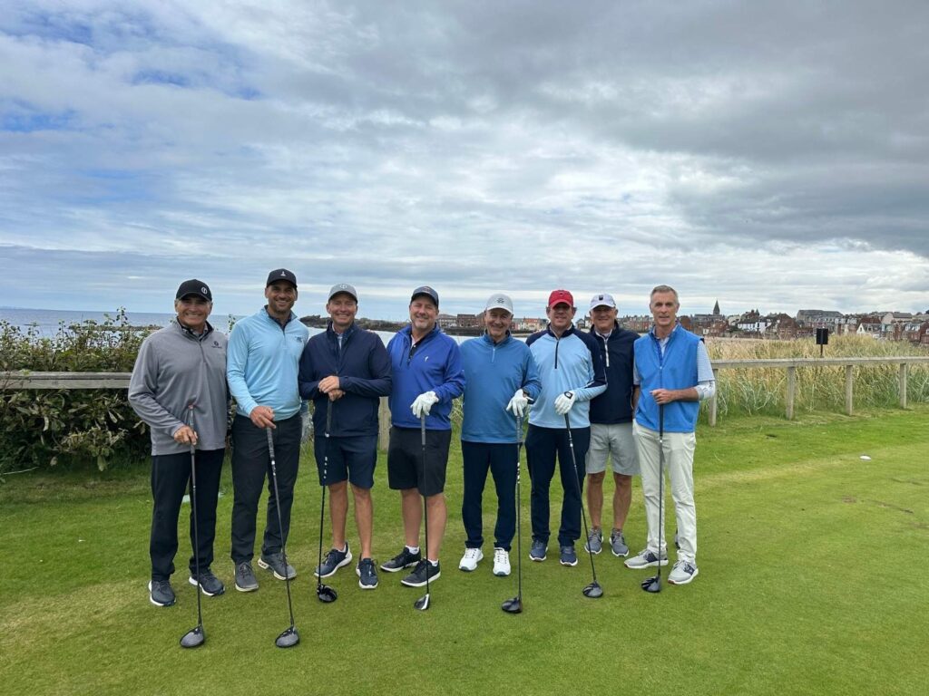Group Captain Mike Dreyer and Friends from the Nicklaus Golf Club at LionsGate at North Berwick.