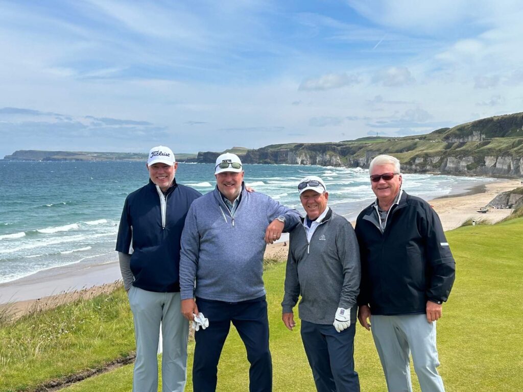 The Expedition led by Ed Hare from Emerald Bay Club at Royal Portrush.