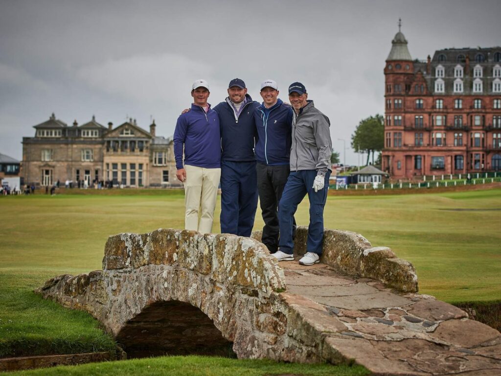 Group Captain Chris Gherlone and Friends from Friar’s Head Golf Club and Nassau Country Club at The Home of Golf.
