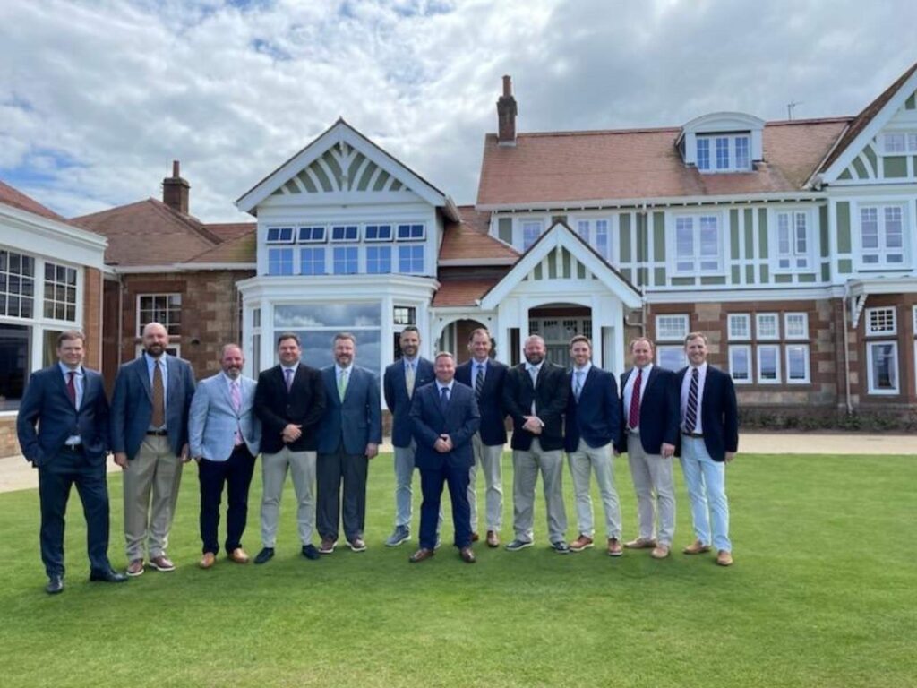 Group Captain Jarod Fey and Friends from Cincinnati Country Club at Muirfield.