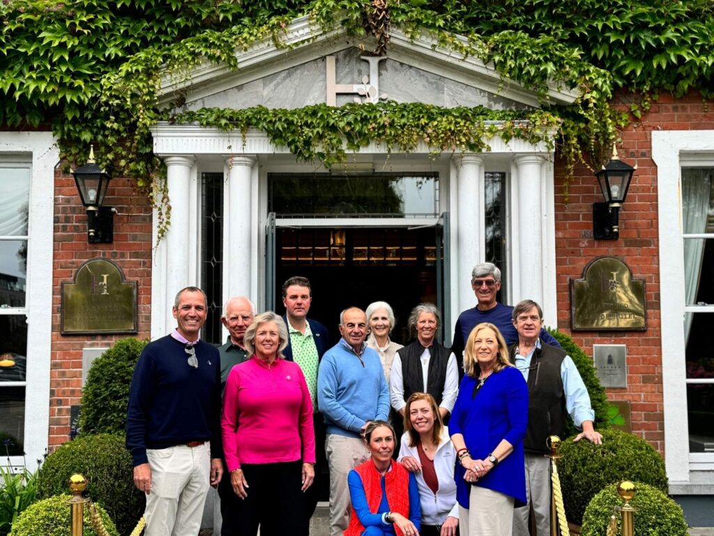 Anthony Malizia, PGA with his Bidermann Golf Club members at Hayfield Manor.