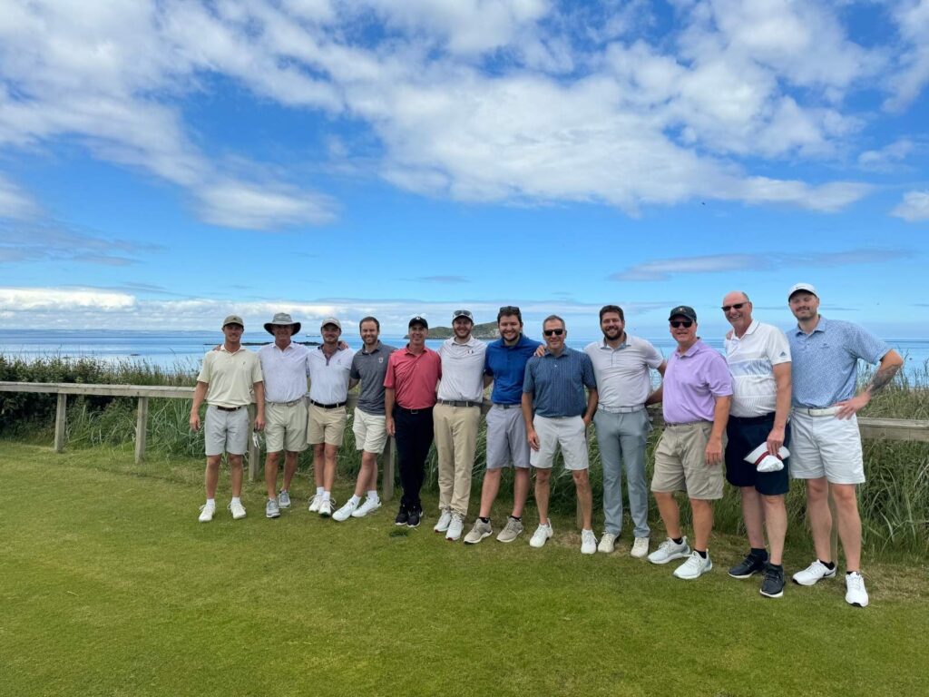 The Expedition led by Paul Bickle from Old Oakland Golf Club at North Berwick.