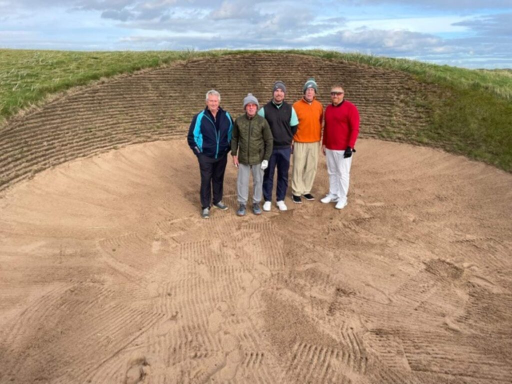 Group Captain Scott Walters and Friends from Pumpkin Ridge Golf Club at Carnoustie.