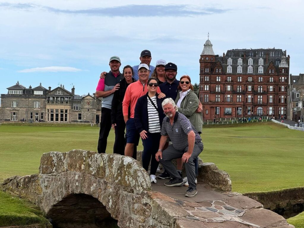 The Expedition led by Bo Brien from Evansville Country Club celebrates several 40th birthdays in The Home of Golf.