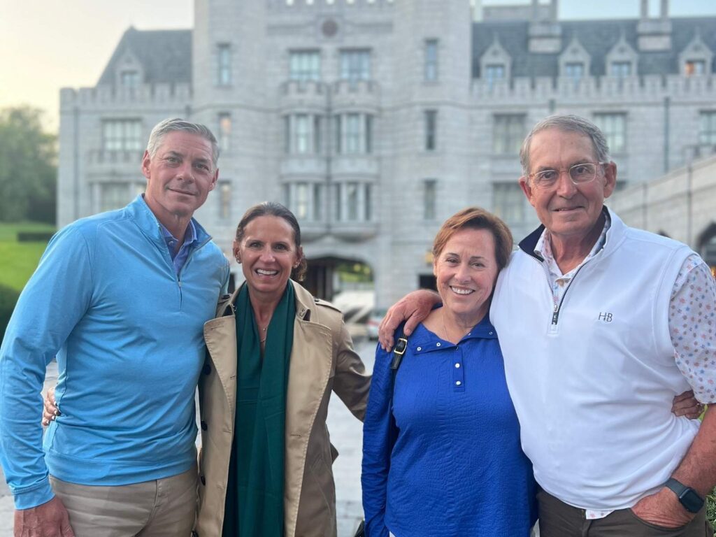 Group Captain Doug Bell and Friends enjoy a wonderful evening at Adare Manor.