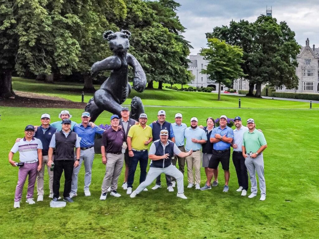Group Captain John Dickens and Friends from Ridglea Country Club at Adare Manor.