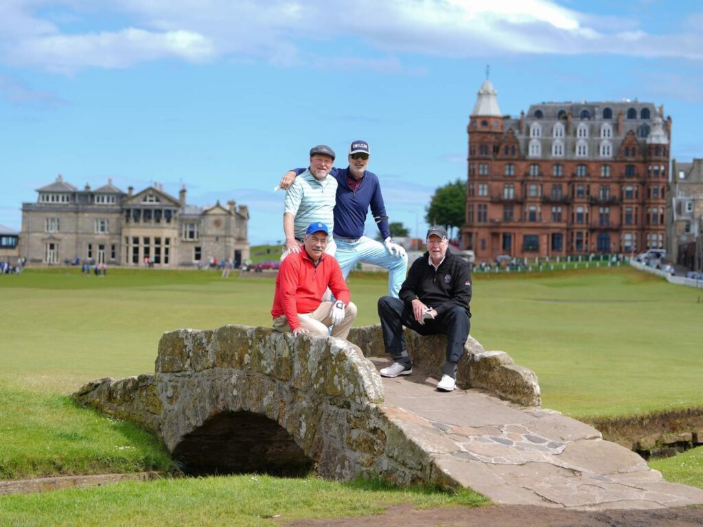 Group Captain Dave Bean celebrates his 65th with Friends at The Home of Golf.