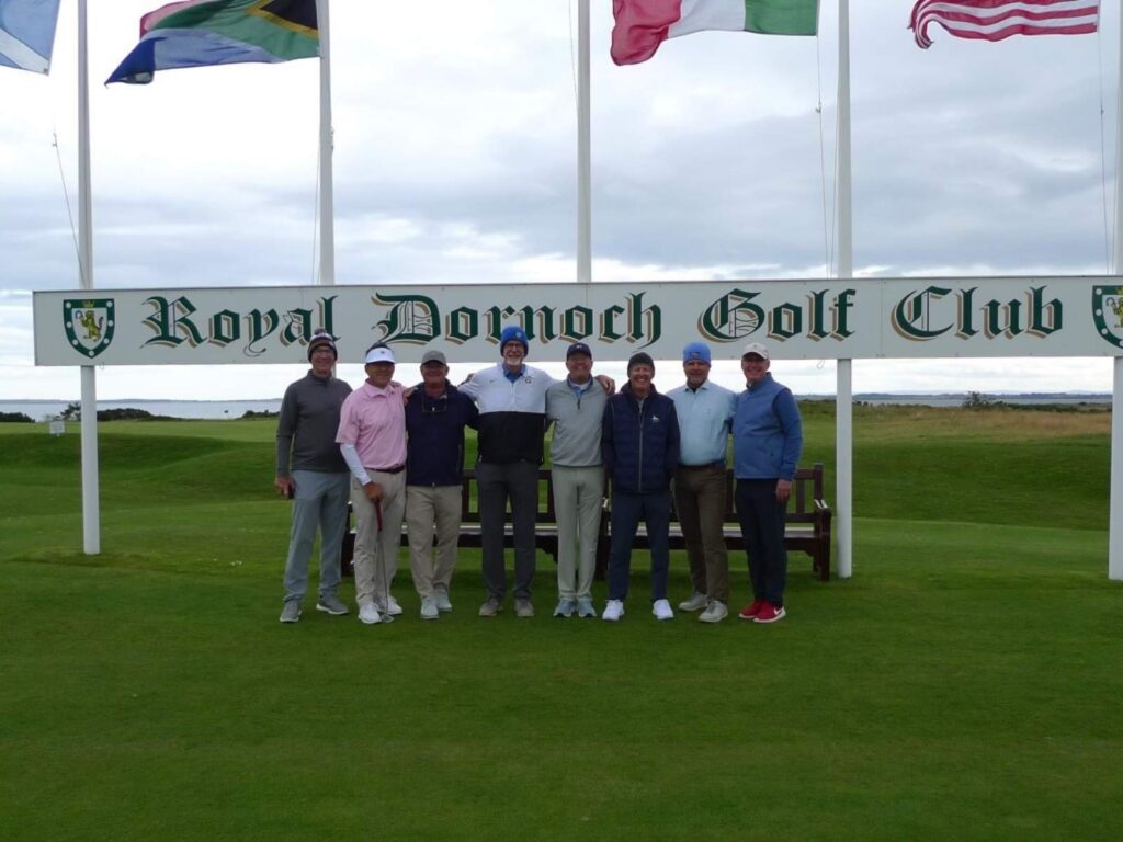 The Expedition led by Joe Devaney, PGA from Athens Country Club at Royal Dornoch.