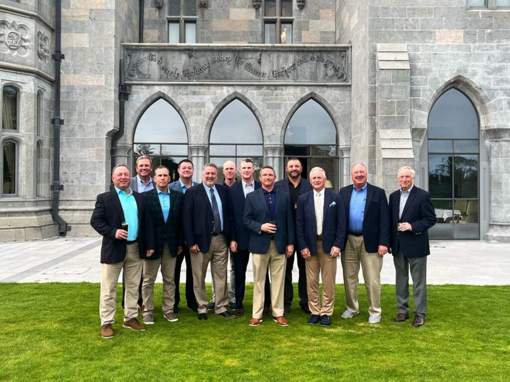 Group Captain Jeff Corken and Friends from Summit Hills Country Club and Coldstream Country Club at Adare Manor.