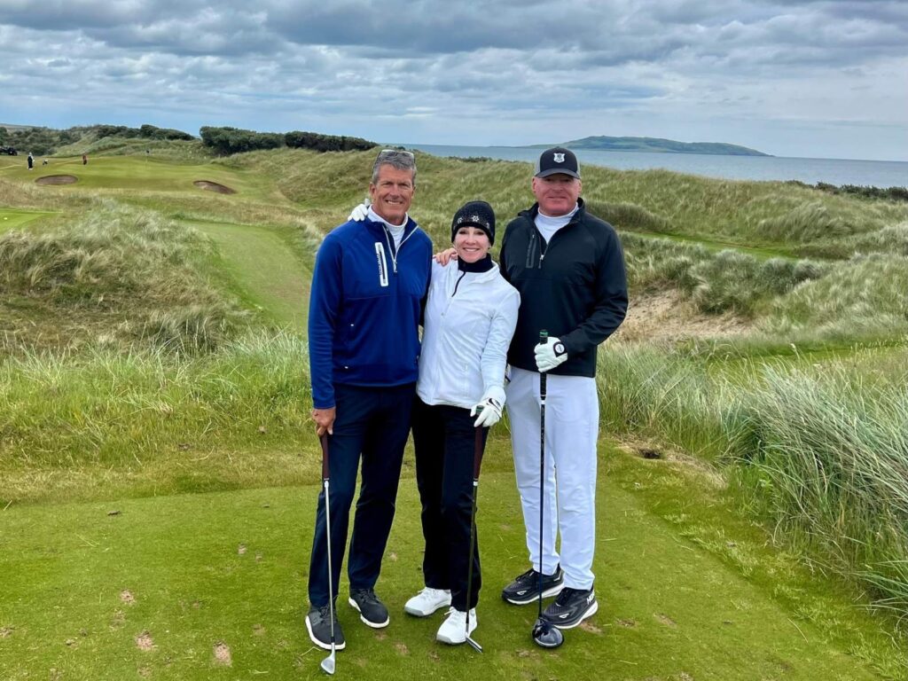 James Richardson, Jamie Colby, and Judge Jonathan Colby at The Island Golf Club.
