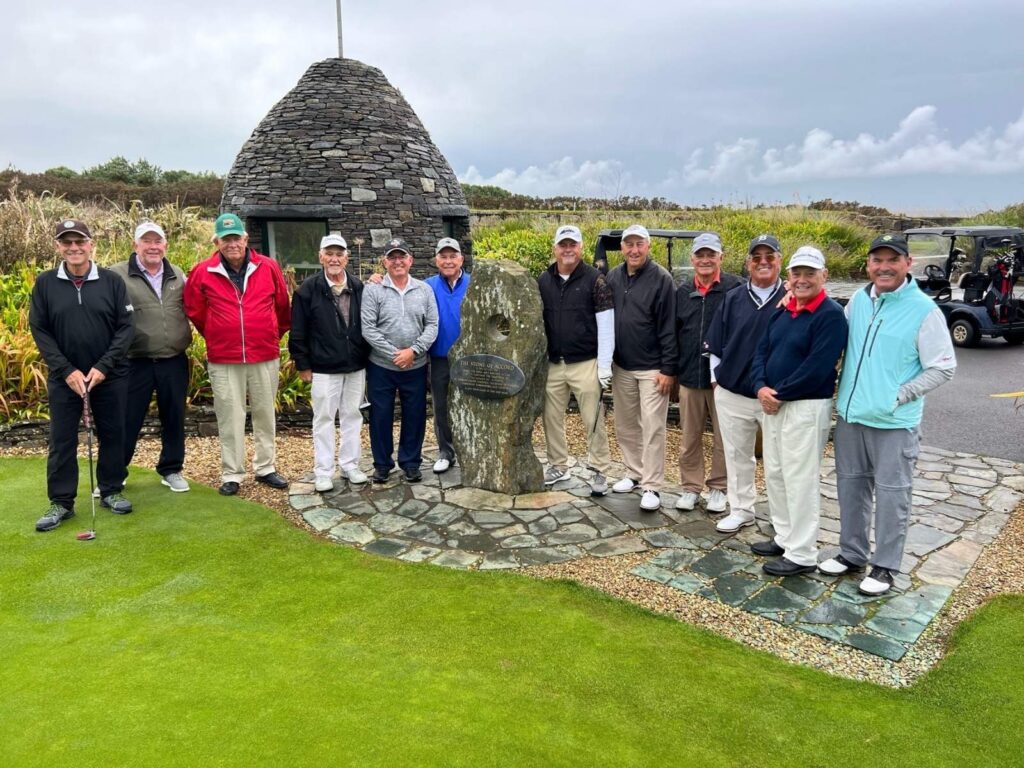 Group Captain Jeff Coffman and Friends from Evergreen Country Club at Old Head Golf Links.