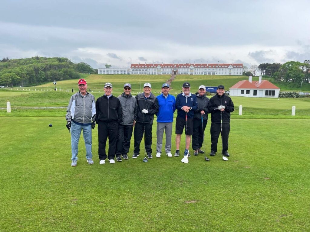 Group Captain Rob Calvo and Friends from Sweetwater Country Club at Turnberry.