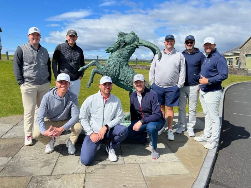 Group Captain Cody Borches and Friends from Midland Country Club a Lahinch.