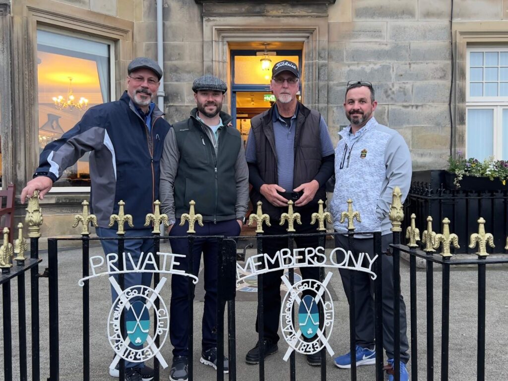 The Expedition led by Chas Bearse visits The St. Andrews Golf Club.