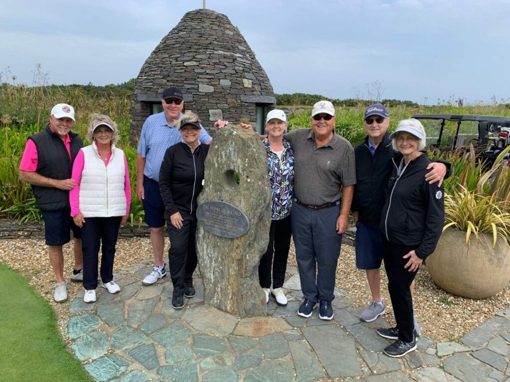 The Expedition led by Lewis Avery prepares for an unforgettable round at Old Head Golf Links.