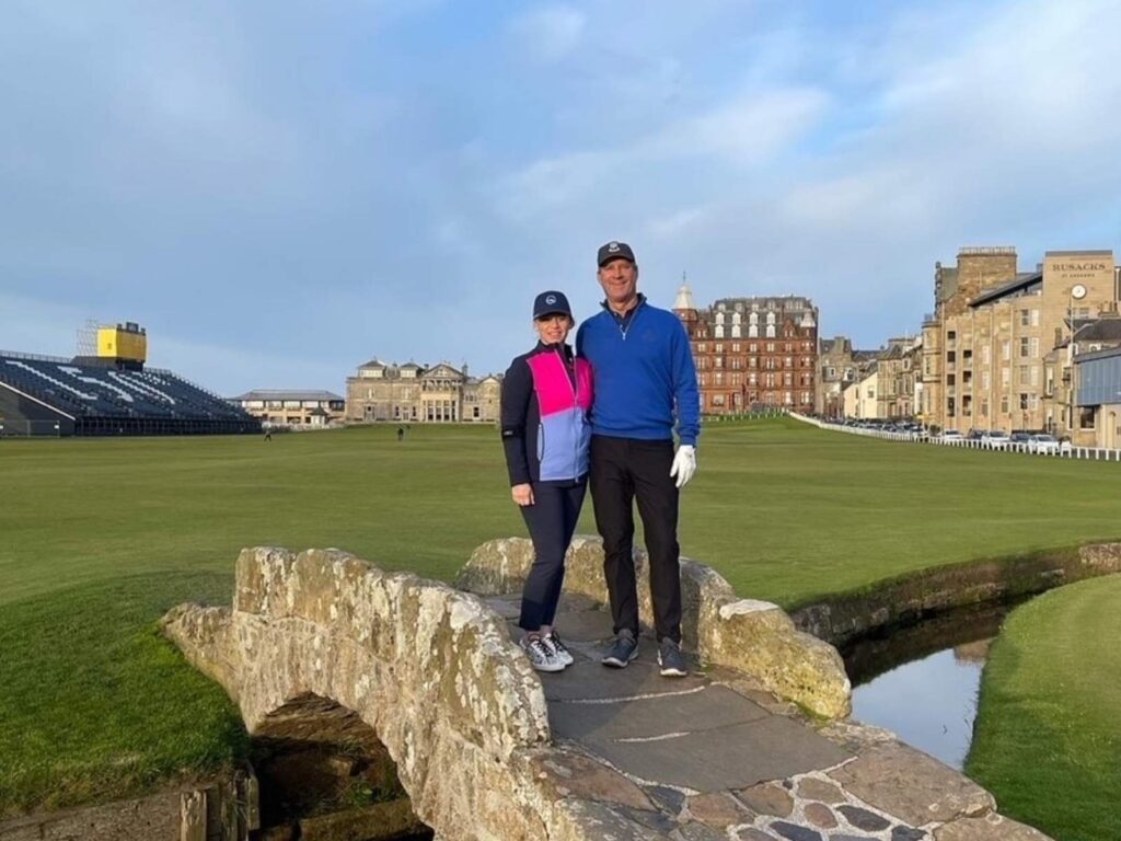10 Amy and John Charters enjoy a wonderful evening in The Home of Golf