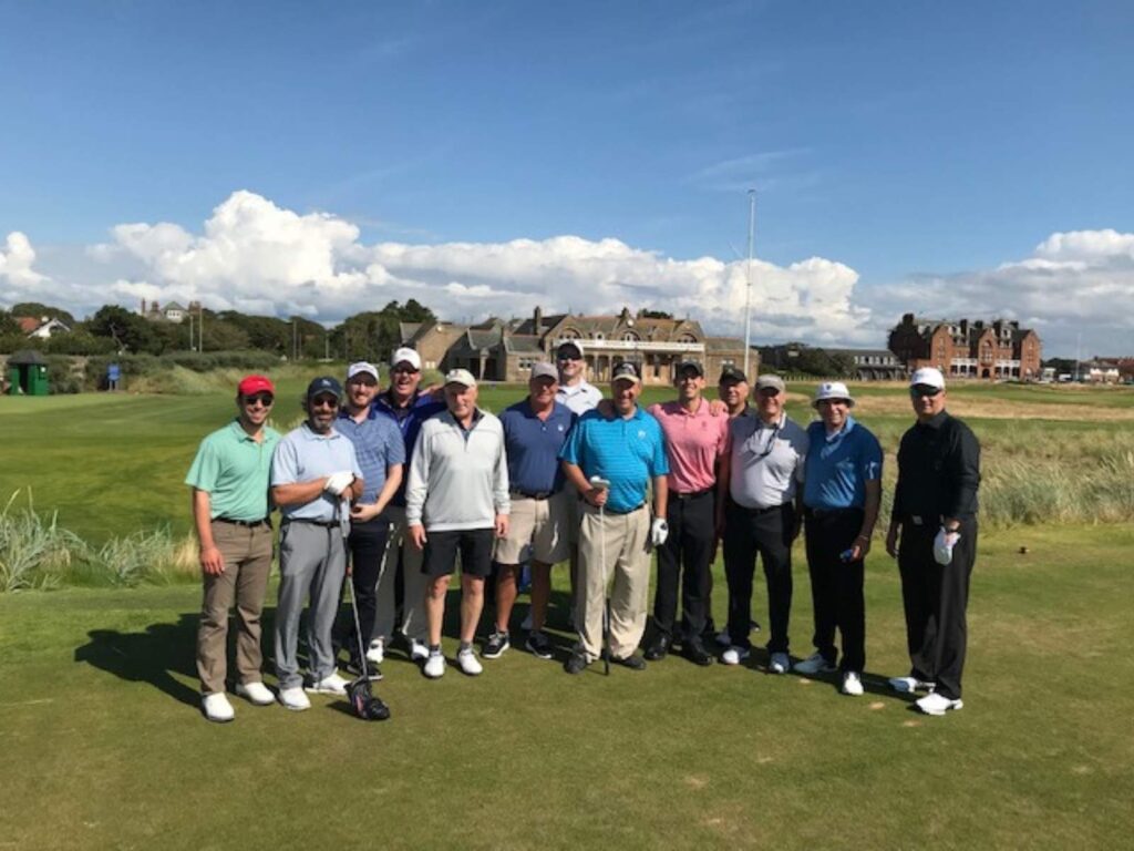 The Expedition led by Jeff Slade from TPC Potomac at Royal Troon