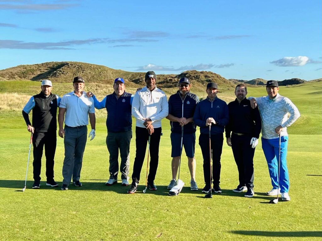Group Captain Yann Phung and Friends from The Santaluz Club at Royal County Down