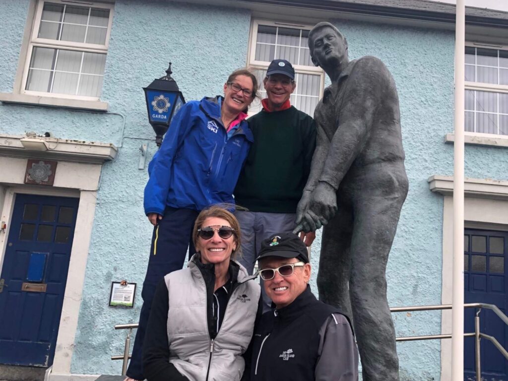 The Expedition led by Jack Rubin from Stanwich Club with the 42nd President at Ballybunion