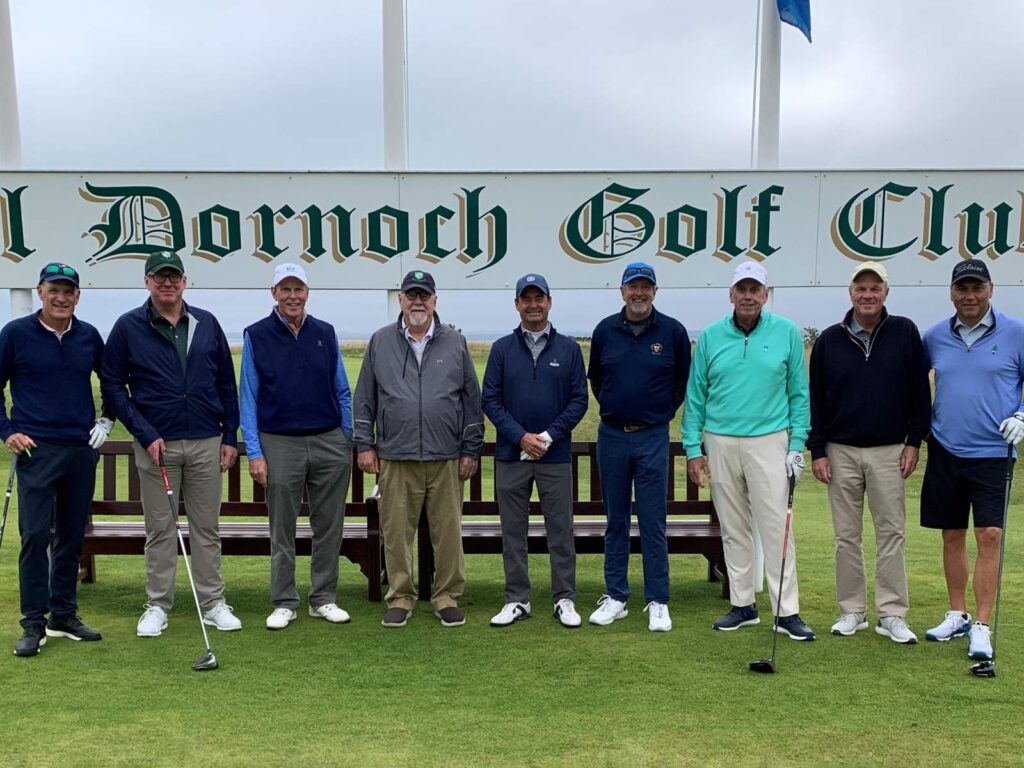 16 The Expedition led by Bob Donhauser from Chevy Chase Club with our own Sam Baker at Royal Dornoch