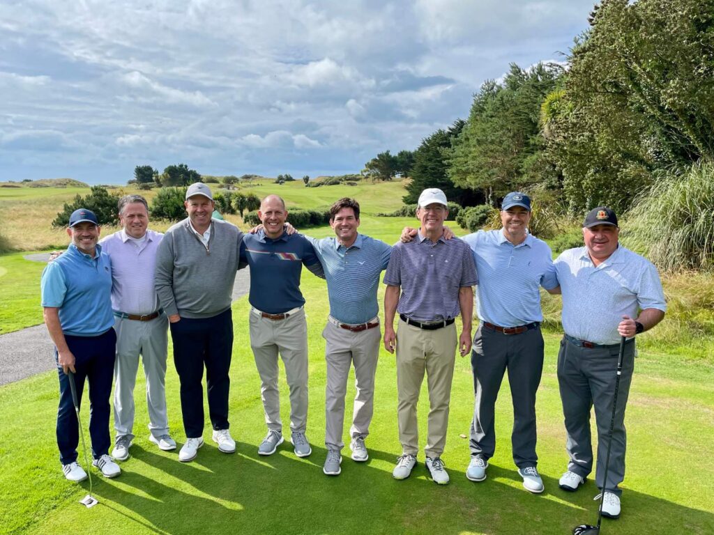 Group Captain Hugh Andrews and Friends from Mission Hills Country Club at The European Club