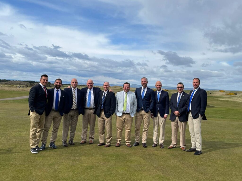 2022 Field Reports Bryan Heim, PGA and his Columbine Country Club members at Muirfield