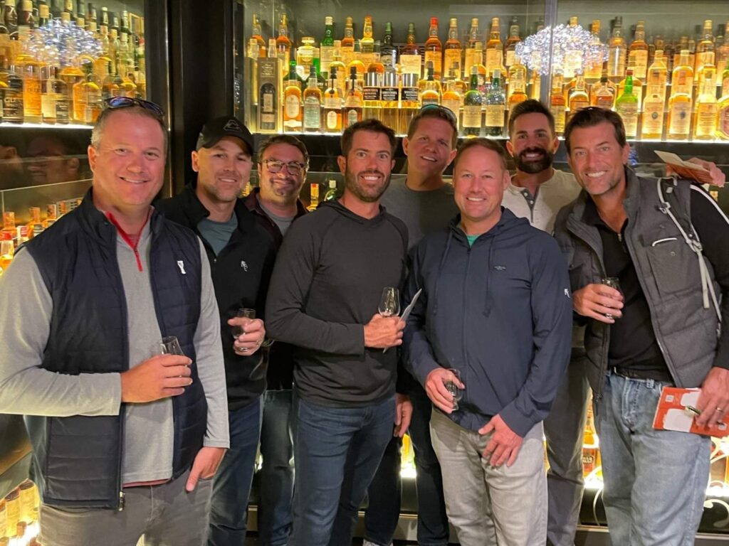 22 Dr. Steve Regan and the members of Fort Wayne Country Club at the Scotch Whisky Experience in Edinburgh