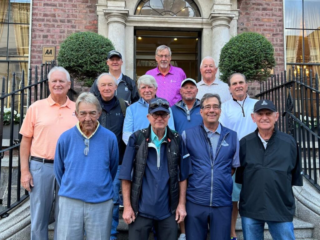 27 Group Captain Bill Greenwald and Friends from Rocky Bayou Country Club at The Merrion Hotel in Dublin