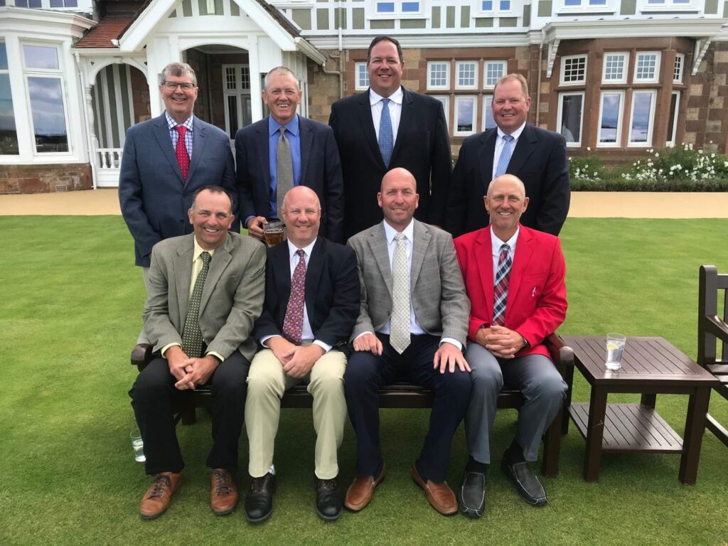 John Panek, PGA and his Davenport Country Club members at Muirfield