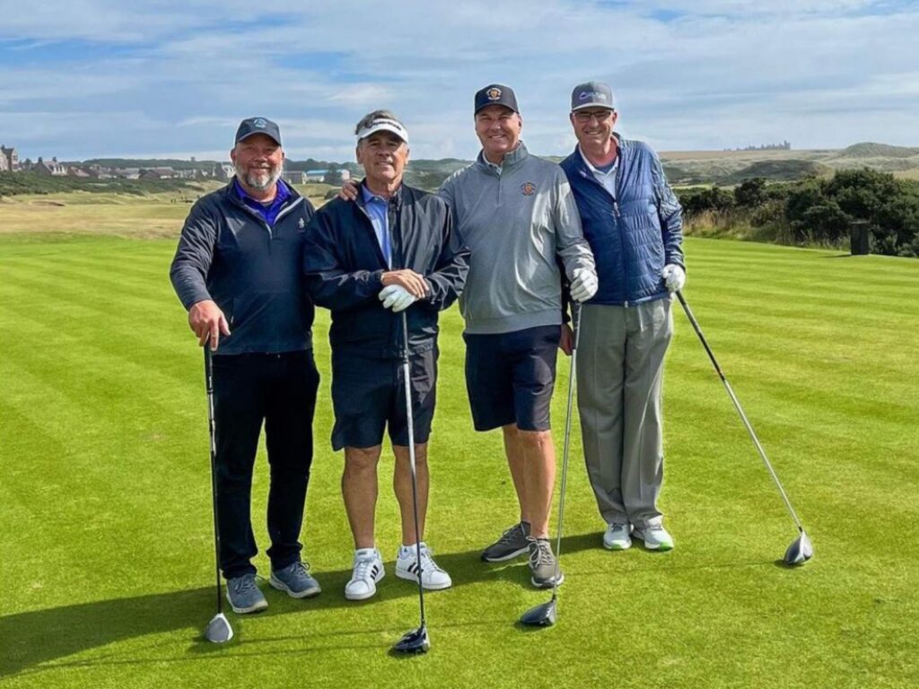 43 Group Captain Mark Owen and Friends from The Canyon Club at Cruden Bay