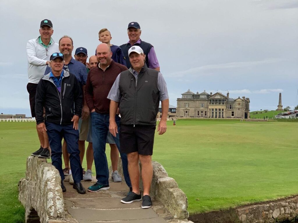Scott and Sean Gillesby make a few unforgettable memories on The Old Course at St. Andrews