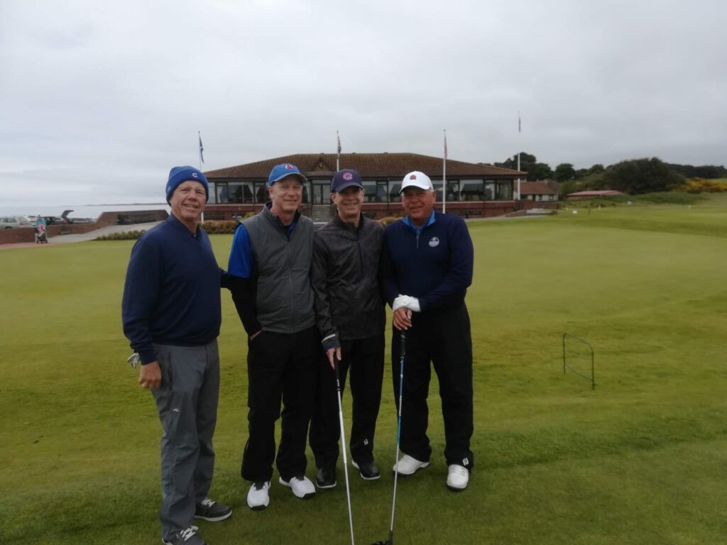 Group Captain Jeff Fettig and Friends from Point O’Woods Country Club at Nairn Golf Club